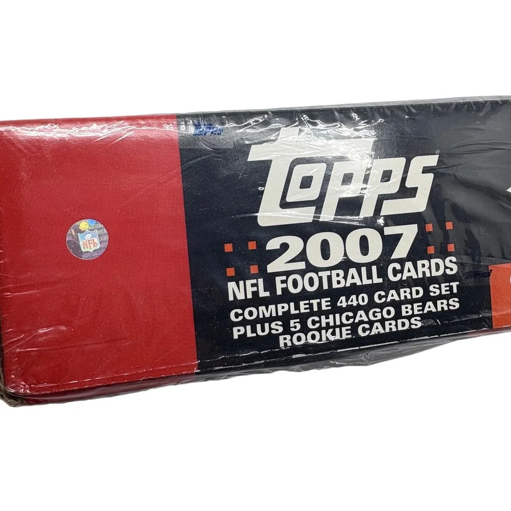 2007 Topps NFL Football Complete 440 Card Set + 5 Chicago Bears Rookies Sealed